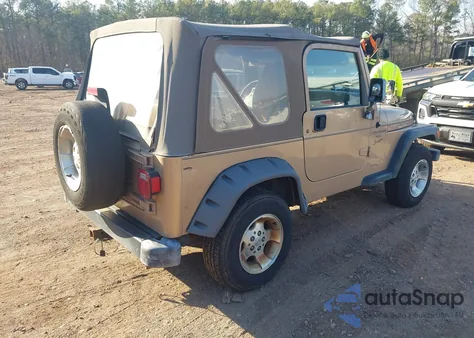 1999 Jeep Wrangler Sport из США, поврежденный, VIN 1J4FY19S9XP454305